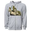 Icon Unisex Lightweight Loopback Terry Full-Zip Hooded Sweatshirt Thumbnail