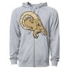 Icon Unisex Lightweight Loopback Terry Full-Zip Hooded Sweatshirt Thumbnail