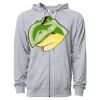 Icon Unisex Lightweight Loopback Terry Full-Zip Hooded Sweatshirt Thumbnail