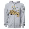 Icon Unisex Lightweight Loopback Terry Full-Zip Hooded Sweatshirt Thumbnail