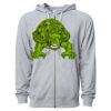Icon Unisex Lightweight Loopback Terry Full-Zip Hooded Sweatshirt Thumbnail