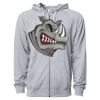 Icon Unisex Lightweight Loopback Terry Full-Zip Hooded Sweatshirt Thumbnail
