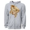 Icon Unisex Lightweight Loopback Terry Full-Zip Hooded Sweatshirt Thumbnail