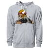 Icon Unisex Lightweight Loopback Terry Full-Zip Hooded Sweatshirt Thumbnail