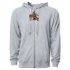 Icon Unisex Lightweight Loopback Terry Full-Zip Hooded Sweatshirt Thumbnail
