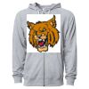 Icon Unisex Lightweight Loopback Terry Full-Zip Hooded Sweatshirt Thumbnail