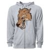 Icon Unisex Lightweight Loopback Terry Full-Zip Hooded Sweatshirt Thumbnail