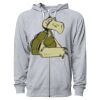 Icon Unisex Lightweight Loopback Terry Full-Zip Hooded Sweatshirt Thumbnail