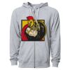 Icon Unisex Lightweight Loopback Terry Full-Zip Hooded Sweatshirt Thumbnail