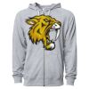 Icon Unisex Lightweight Loopback Terry Full-Zip Hooded Sweatshirt Thumbnail