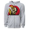 Icon Unisex Lightweight Loopback Terry Full-Zip Hooded Sweatshirt Thumbnail