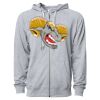 Icon Unisex Lightweight Loopback Terry Full-Zip Hooded Sweatshirt Thumbnail