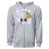 Icon Unisex Lightweight Loopback Terry Full-Zip Hooded Sweatshirt Thumbnail