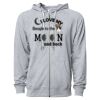 Icon Unisex Lightweight Loopback Terry Full-Zip Hooded Sweatshirt Thumbnail