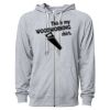 Icon Unisex Lightweight Loopback Terry Full-Zip Hooded Sweatshirt Thumbnail