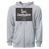 Icon Unisex Lightweight Loopback Terry Full-Zip Hooded Sweatshirt Thumbnail