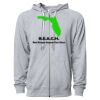 Icon Unisex Lightweight Loopback Terry Full-Zip Hooded Sweatshirt Thumbnail