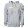 Icon Unisex Lightweight Loopback Terry Full-Zip Hooded Sweatshirt Thumbnail