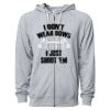 Icon Unisex Lightweight Loopback Terry Full-Zip Hooded Sweatshirt Thumbnail