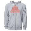 Icon Unisex Lightweight Loopback Terry Full-Zip Hooded Sweatshirt Thumbnail