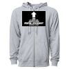 Icon Unisex Lightweight Loopback Terry Full-Zip Hooded Sweatshirt Thumbnail