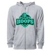 Icon Unisex Lightweight Loopback Terry Full-Zip Hooded Sweatshirt Thumbnail