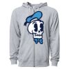 Icon Unisex Lightweight Loopback Terry Full-Zip Hooded Sweatshirt Thumbnail