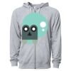 Icon Unisex Lightweight Loopback Terry Full-Zip Hooded Sweatshirt Thumbnail