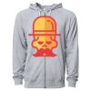 Icon Unisex Lightweight Loopback Terry Full-Zip Hooded Sweatshirt Thumbnail
