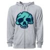 Icon Unisex Lightweight Loopback Terry Full-Zip Hooded Sweatshirt Thumbnail
