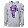 Icon Unisex Lightweight Loopback Terry Full-Zip Hooded Sweatshirt Thumbnail