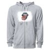 Icon Unisex Lightweight Loopback Terry Full-Zip Hooded Sweatshirt Thumbnail