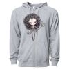 Icon Unisex Lightweight Loopback Terry Full-Zip Hooded Sweatshirt Thumbnail