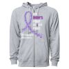 Icon Unisex Lightweight Loopback Terry Full-Zip Hooded Sweatshirt Thumbnail