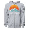Icon Unisex Lightweight Loopback Terry Full-Zip Hooded Sweatshirt Thumbnail