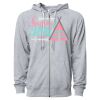 Icon Unisex Lightweight Loopback Terry Full-Zip Hooded Sweatshirt Thumbnail