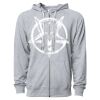 Icon Unisex Lightweight Loopback Terry Full-Zip Hooded Sweatshirt Thumbnail