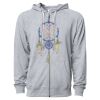 Icon Unisex Lightweight Loopback Terry Full-Zip Hooded Sweatshirt Thumbnail