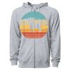 Icon Unisex Lightweight Loopback Terry Full-Zip Hooded Sweatshirt Thumbnail