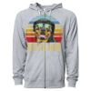 Icon Unisex Lightweight Loopback Terry Full-Zip Hooded Sweatshirt Thumbnail