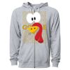 Icon Unisex Lightweight Loopback Terry Full-Zip Hooded Sweatshirt Thumbnail