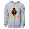 Icon Unisex Lightweight Loopback Terry Full-Zip Hooded Sweatshirt Thumbnail