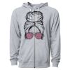 Icon Unisex Lightweight Loopback Terry Full-Zip Hooded Sweatshirt Thumbnail