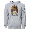 Icon Unisex Lightweight Loopback Terry Full-Zip Hooded Sweatshirt Thumbnail