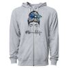 Icon Unisex Lightweight Loopback Terry Full-Zip Hooded Sweatshirt Thumbnail