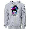 Icon Unisex Lightweight Loopback Terry Full-Zip Hooded Sweatshirt Thumbnail