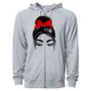 Icon Unisex Lightweight Loopback Terry Full-Zip Hooded Sweatshirt Thumbnail