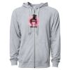 Icon Unisex Lightweight Loopback Terry Full-Zip Hooded Sweatshirt Thumbnail