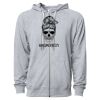 Icon Unisex Lightweight Loopback Terry Full-Zip Hooded Sweatshirt Thumbnail