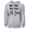 Icon Unisex Lightweight Loopback Terry Full-Zip Hooded Sweatshirt Thumbnail